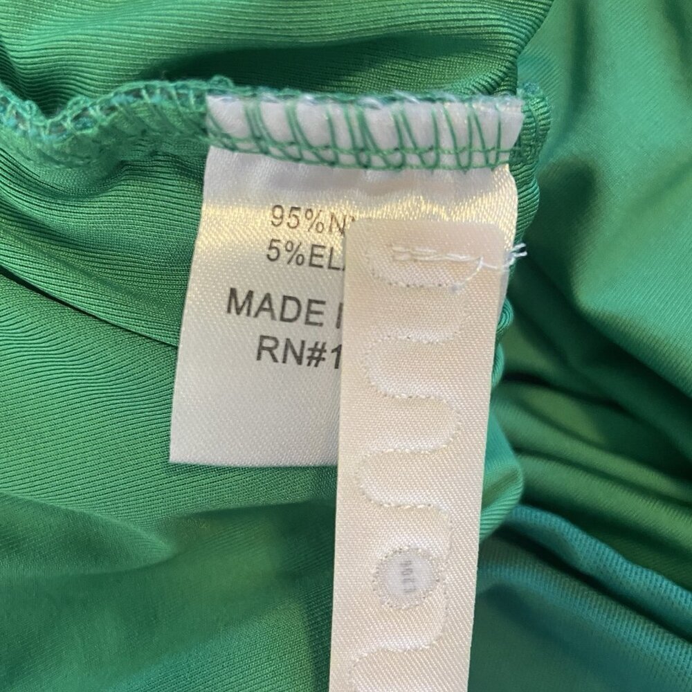 Princess Polly Singing In The Rain Green Mini Dress Size US 8 Bodycon Party Date - Picture 12 of 14